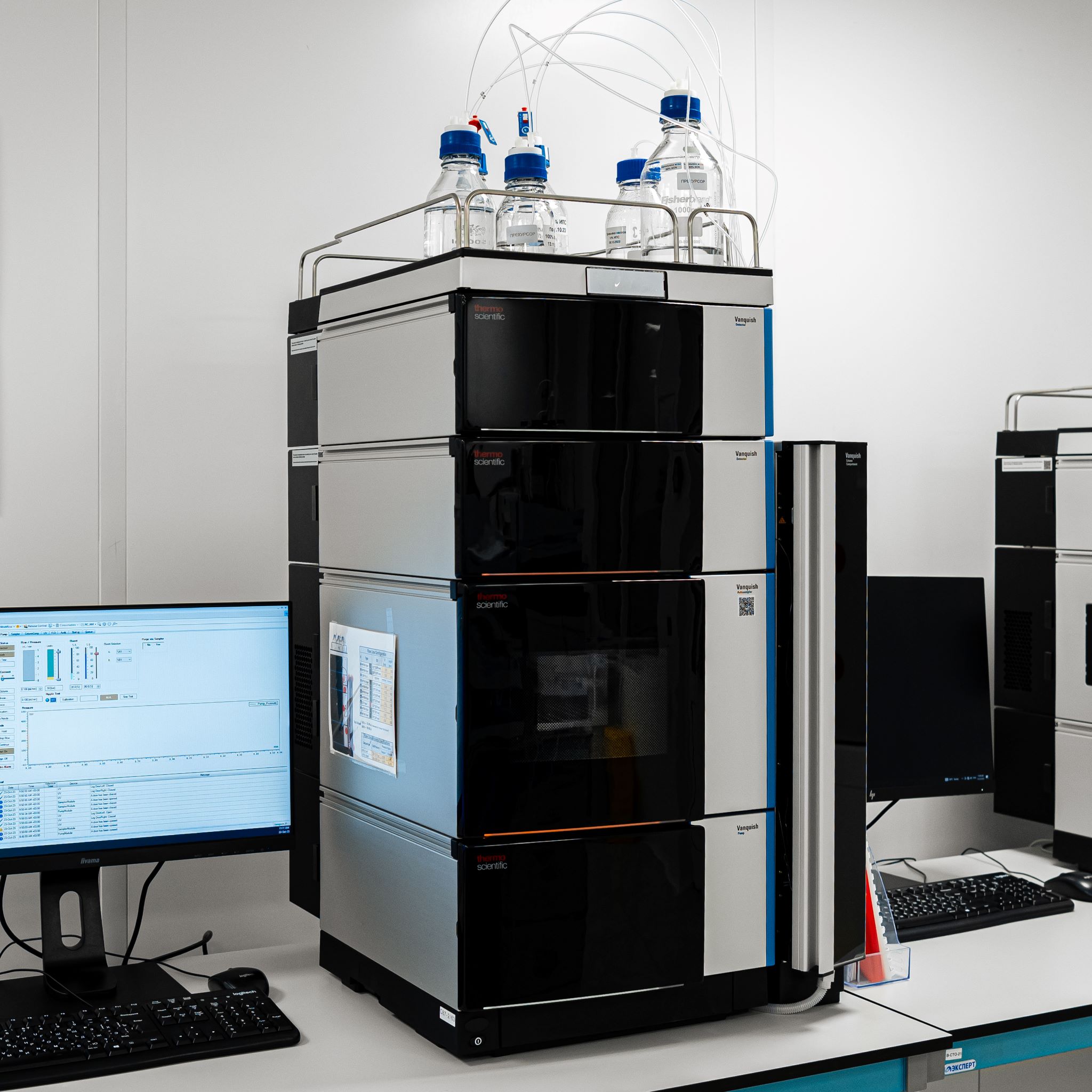 Хроматограф жидкостный с бинарным насосом, диодно-матричным детектором и флуориметрическим детектором TS Vanquish Flex